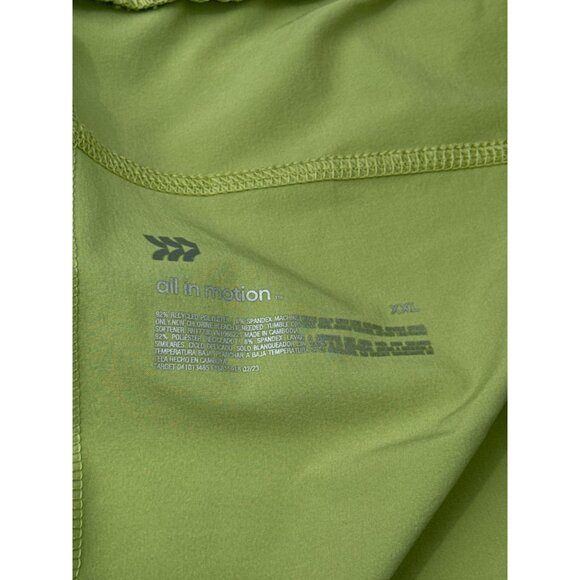 All in Motion Men's Hybrid Shorts 6", Arch Green, Size XXL, NWT - Picture 4 of 5